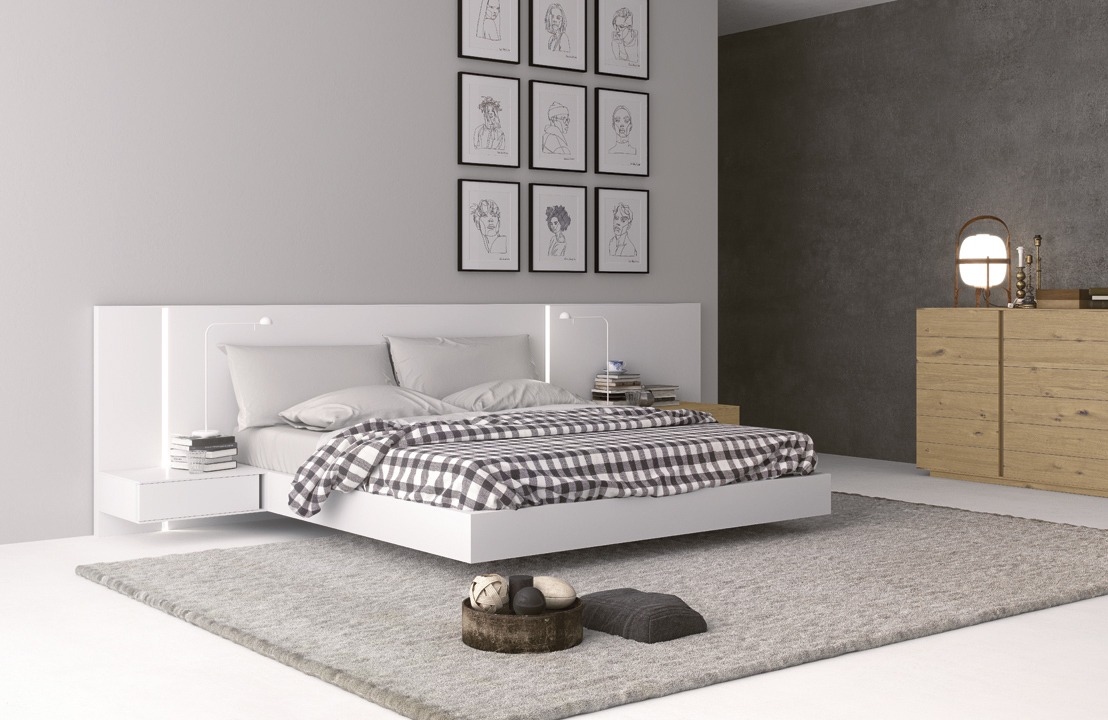 Cama con cabezal TOMI